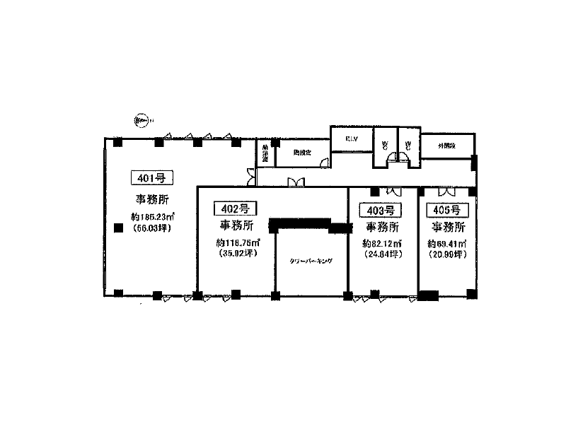 401号室間取り図