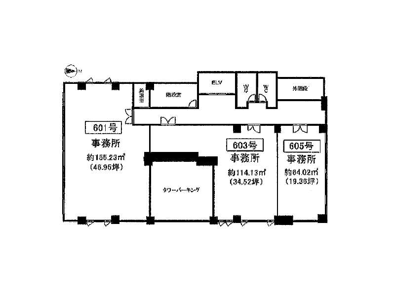 601号室間取り図